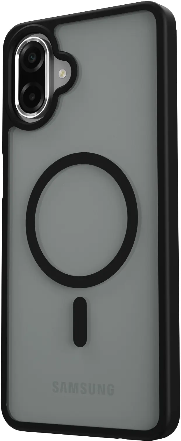 Samsung Galaxy A08 Hybrid Hoesje met MagSafe Back Cover Matte Zwart afbeelding 8