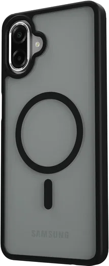 Samsung Galaxy A08 Hybrid Hoesje met MagSafe Back Cover Matte Zwart afbeelding 8