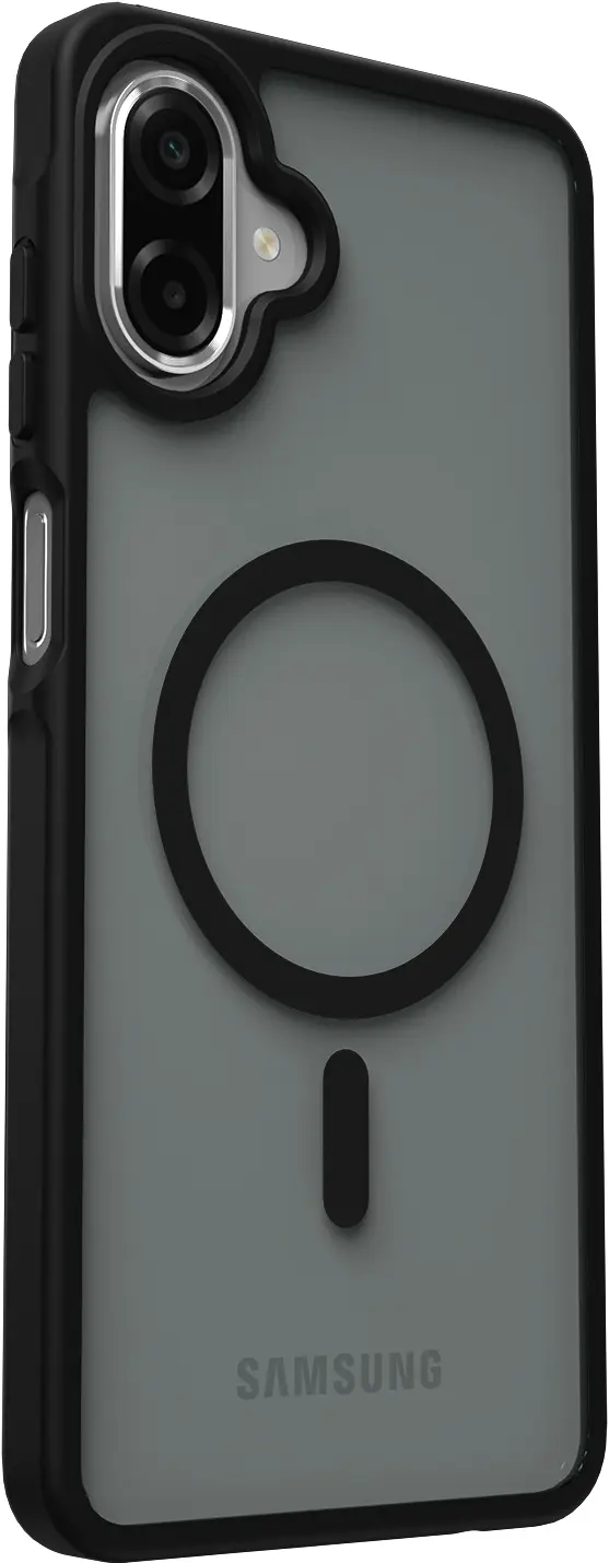 Samsung Galaxy A08 Hybrid Hoesje met MagSafe Back Cover Matte Zwart afbeelding 5