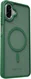 Samsung Galaxy A08 Hybrid Hoesje met MagSafe Back Cover Matte Groen afbeelding 5