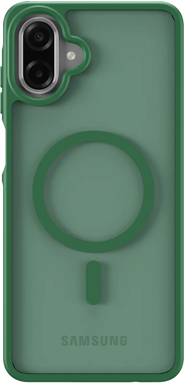 Samsung Galaxy A08 Hybrid Hoesje met MagSafe Back Cover Matte Groen afbeelding 3