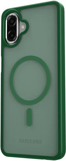 Samsung Galaxy A08 Hybrid Hoesje met MagSafe Back Cover Matte Groen afbeelding 8