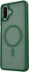 Samsung Galaxy A08 Hybrid Hoesje met MagSafe Back Cover Matte Groen afbeelding 8