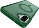Samsung Galaxy A08 Hybrid Hoesje met MagSafe Back Cover Matte Groen afbeelding 11