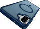 Samsung Galaxy A08 Hybrid Hoesje met MagSafe Back Cover Matte Blauw afbeelding 11