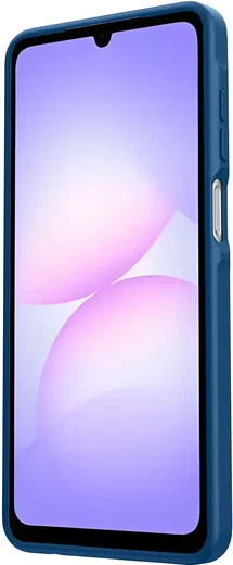 Samsung Galaxy A08 Hybrid Hoesje met MagSafe Back Cover Matte Blauw afbeelding 9