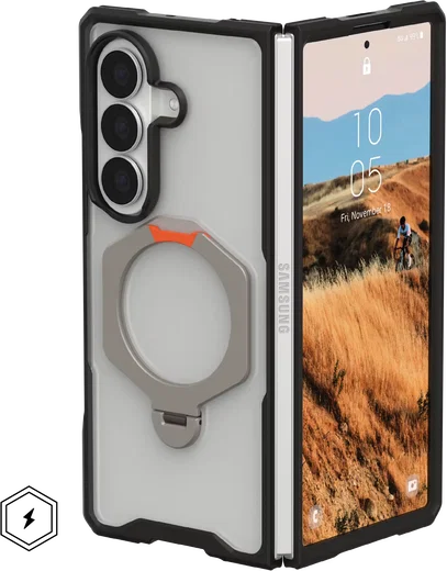 UAG Mouve XTE Samsung Galaxy Z Fold 8 Ultra MagSafe Hoesje met Kickstand Ice afbeelding 1