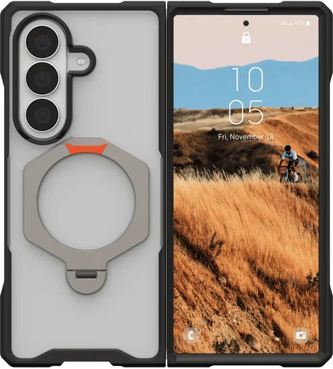 UAG Mouve XTE Samsung Galaxy Z Fold 8 Ultra MagSafe Hoesje met Kickstand Ice afbeelding 2