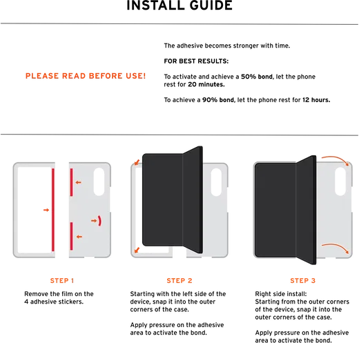 UAG Mouve XTE Samsung Galaxy Z Fold 8 Ultra MagSafe Hoesje met Kickstand Ice afbeelding 17