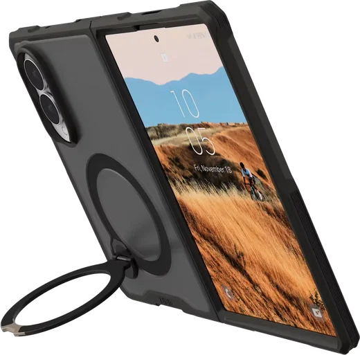 UAG Mouve XTE Samsung Galaxy Z Fold 8 MagSafe Hoesje met Kickstand Ash afbeelding 11