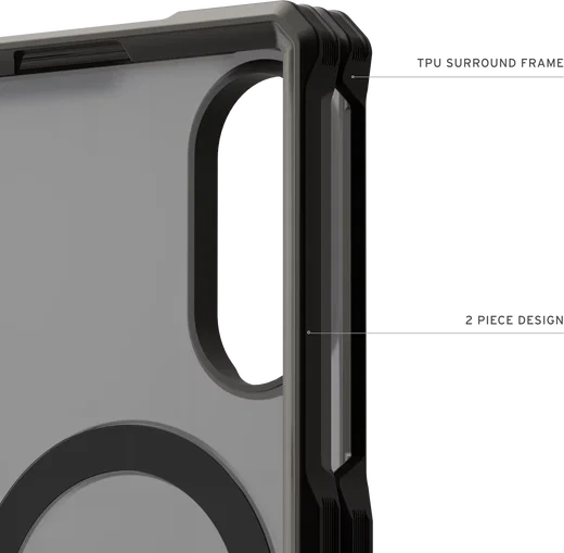UAG Mouve XTE Samsung Galaxy Z Fold 8 MagSafe Hoesje met Kickstand Ash afbeelding 10