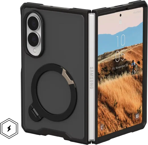 UAG Mouve XTE Samsung Galaxy Z Fold 8 MagSafe Hoesje met Kickstand Ash afbeelding 1
