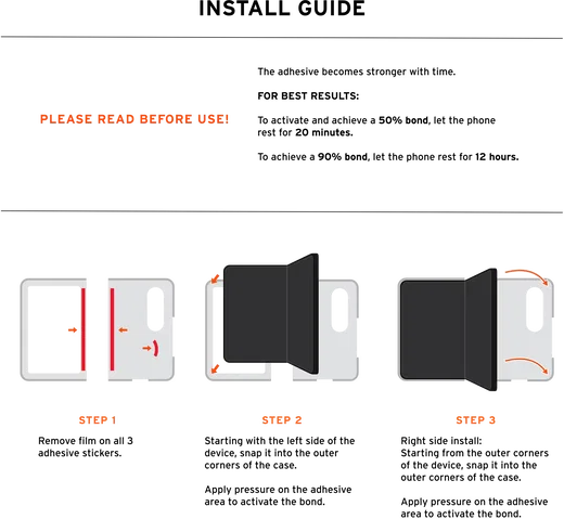 UAG Mouve XTE Samsung Galaxy Z Fold 8 MagSafe Hoesje met Kickstand Ash afbeelding 17