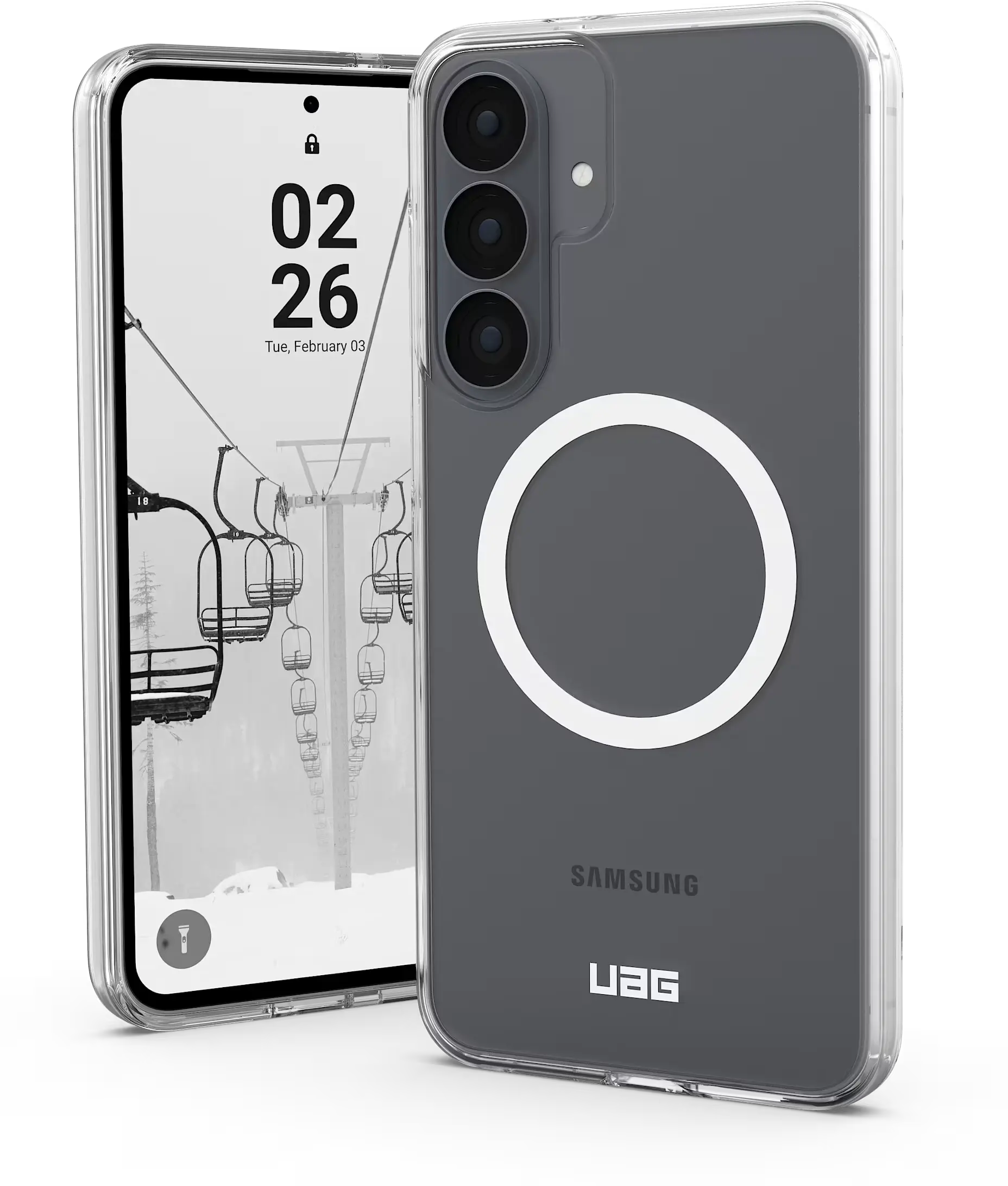 Urban Armor Gear Scout Samsung S26 FE MagSafe Hoesje Back Cover Transparant afbeelding 8