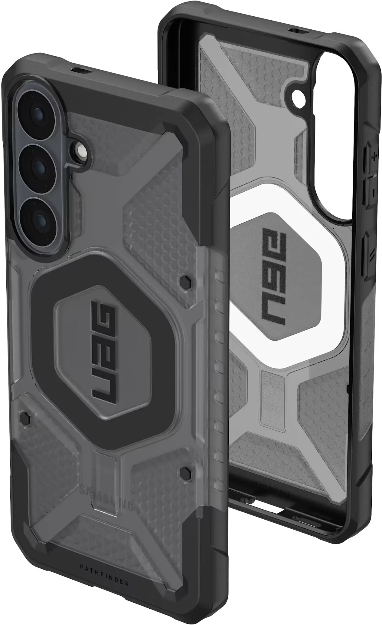 UAG Pathfinder Samsung Galaxy S26 FE Hoesje MagSafe Back Cover Ash Zwart afbeelding 2