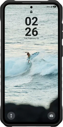 UAG Pathfinder Samsung Galaxy S26 FE Hoesje MagSafe Back Cover Ash Zwart afbeelding 5
