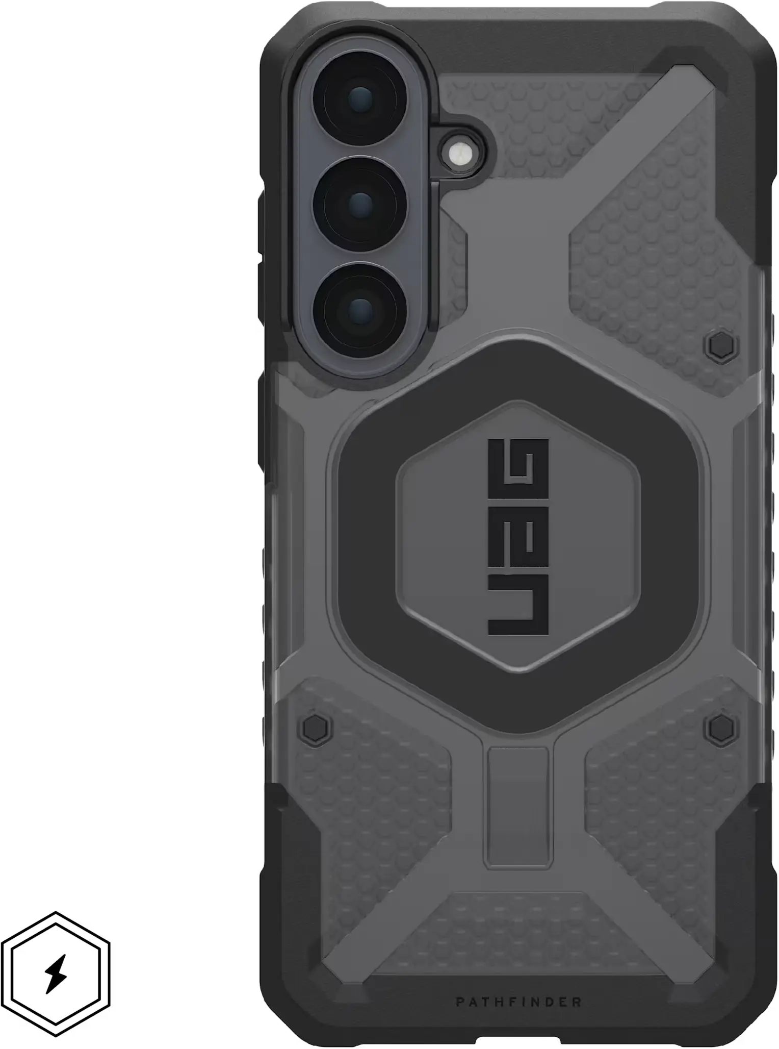 UAG Pathfinder Samsung Galaxy S26 FE Hoesje MagSafe Back Cover Ash Zwart afbeelding 3