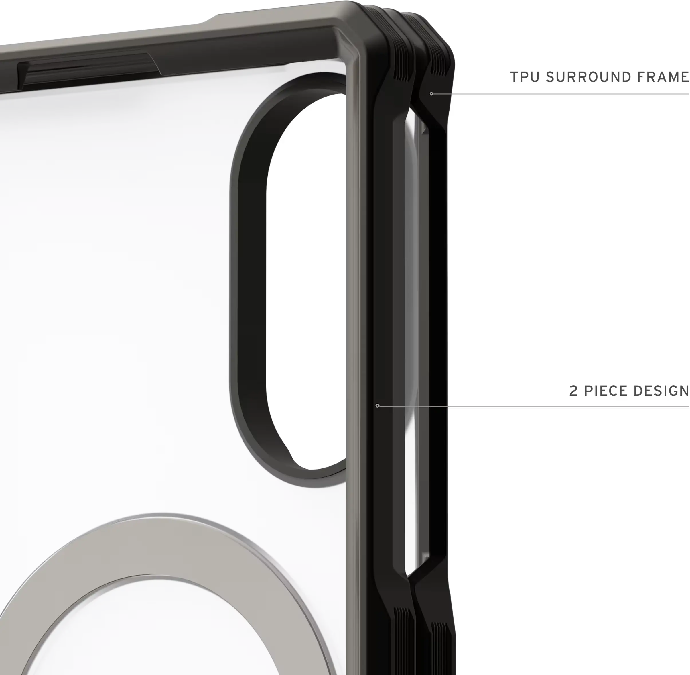 UAG Mouve XTE Samsung Galaxy Z Fold 8 MagSafe Hoesje met Kickstand Ice afbeelding 10