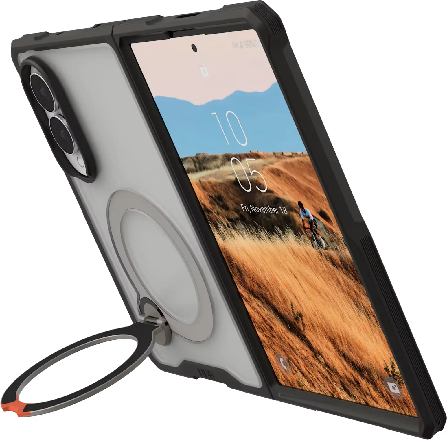 UAG Mouve XTE Samsung Galaxy Z Fold 8 MagSafe Hoesje met Kickstand Ice afbeelding 11