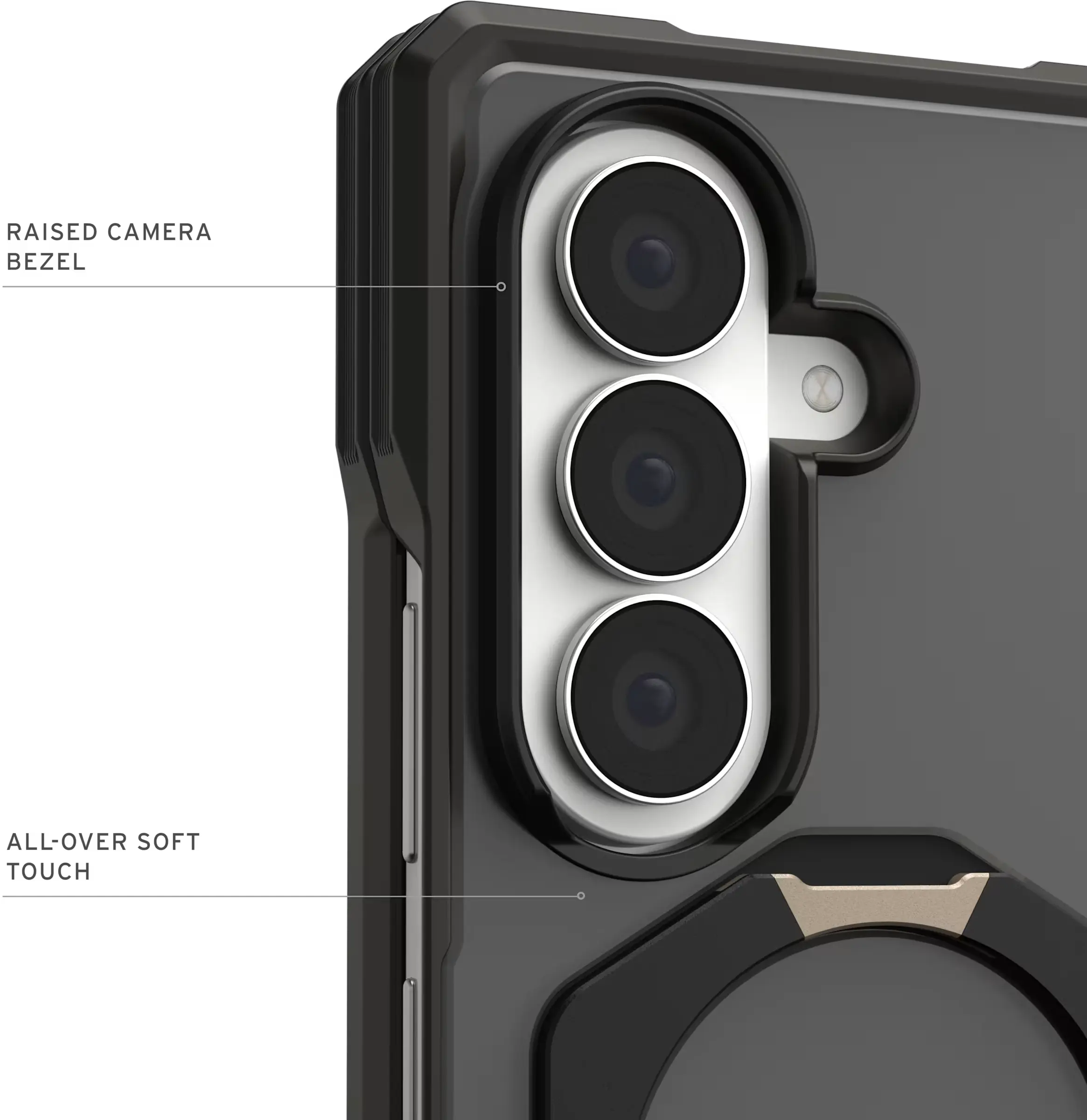 UAG Mouve XTE Samsung Galaxy Z Fold 8 Ultra MagSafe Hoesje met Kickstand Ash afbeelding 6