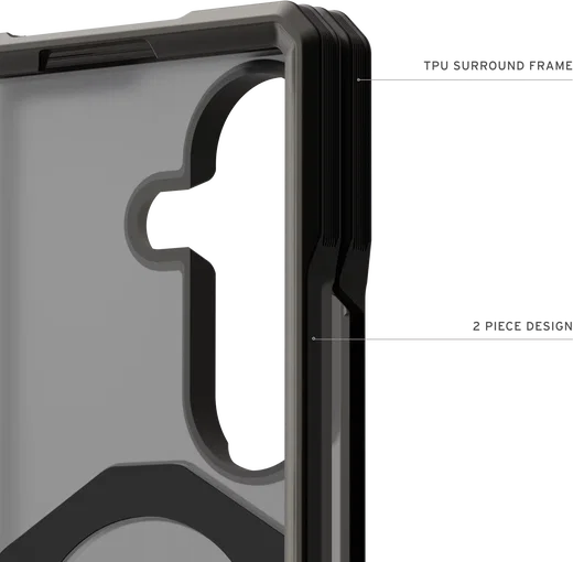 UAG Mouve XTE Samsung Galaxy Z Fold 8 Ultra MagSafe Hoesje met Kickstand Ash afbeelding 10