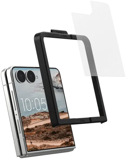 UAG Glass Shield Samsung Galaxy Z Flip 8 Screen Protector Tempered Glass afbeelding 1