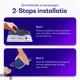 Buddi Easy Fit Samsung Galaxy Z Fold 8 Tempered Glass Installatietray (2-Pack) afbeelding 2