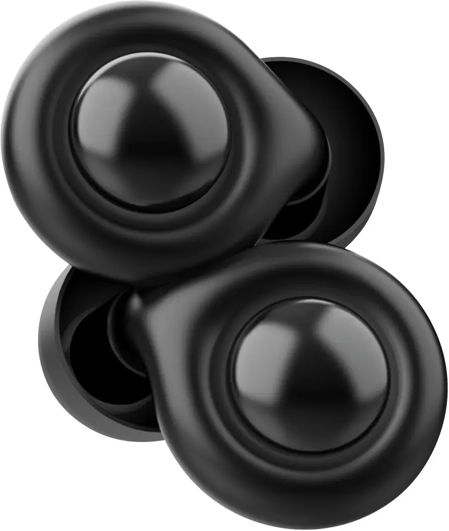 Mobile Origin Herbruikbare Slaapoordoppen 32 dB 4 Maten Siliconen Zwart afbeelding 5