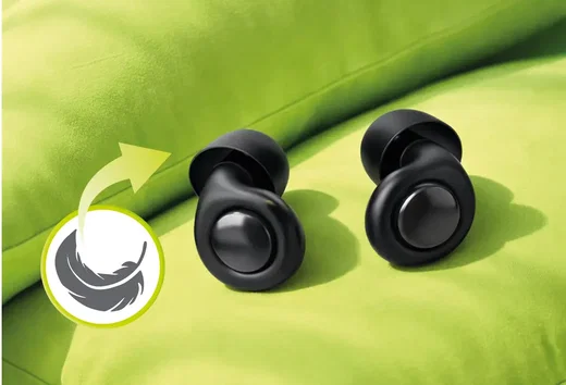 Mobile Origin Herbruikbare Slaapoordoppen 32 dB 4 Maten Siliconen Zwart afbeelding 11