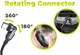 Mobile Origin USB-C naar USB-C Kabel 240W 540° Draaibaar 1 Meter Zwart afbeelding 6