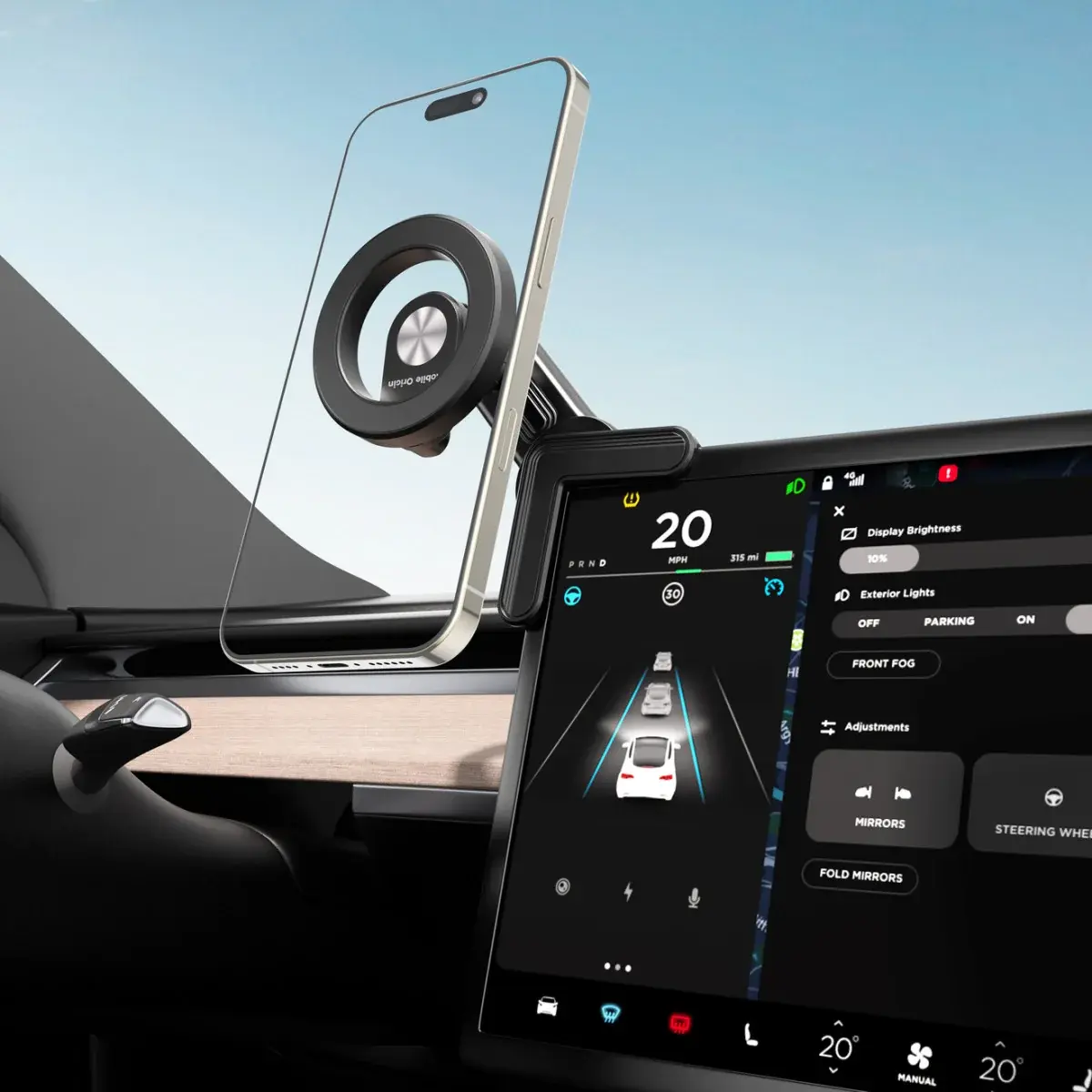 Mobile Origin MagSafe Autohouder voor Hoekdisplay Magnetisch 360° Draaibaar afbeelding 6