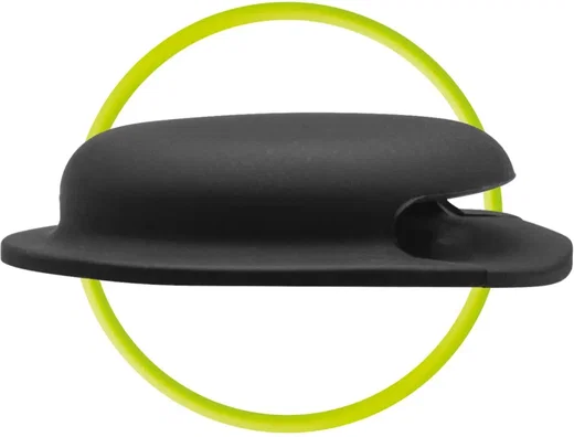 Mobile Origin AirTag Houder Siliconen met Plakstrip 2 Stuks Zelfklevend Zwart afbeelding 6