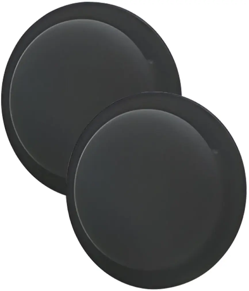 Mobile Origin AirTag Houder Siliconen met Plakstrip 2 Stuks Zelfklevend Zwart afbeelding 2