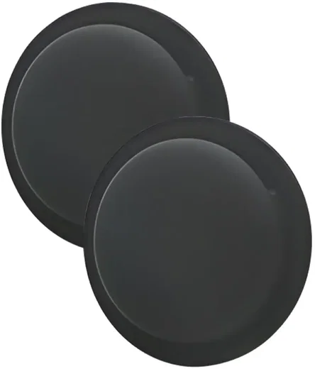 Mobile Origin AirTag Houder Siliconen met Plakstrip 2 Stuks Zelfklevend Zwart afbeelding 2