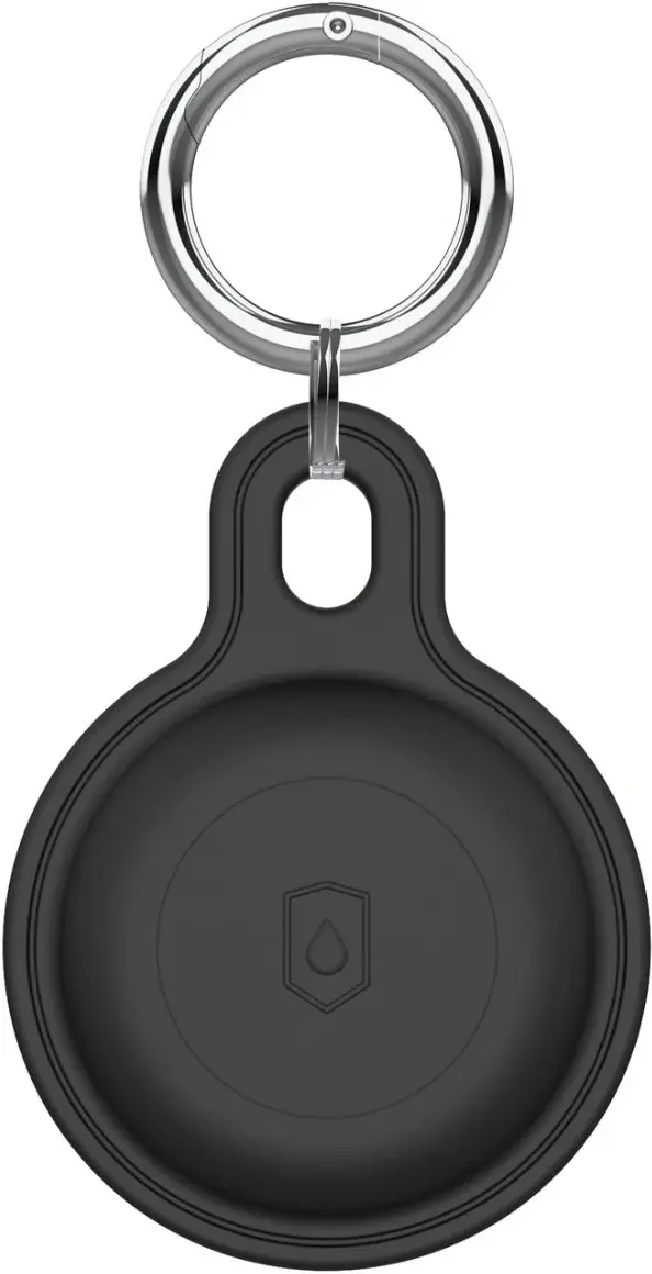 Mobile Origin AirTag Siliconen Sleutelhanger Waterbestendig IPX8 Zwart afbeelding 2