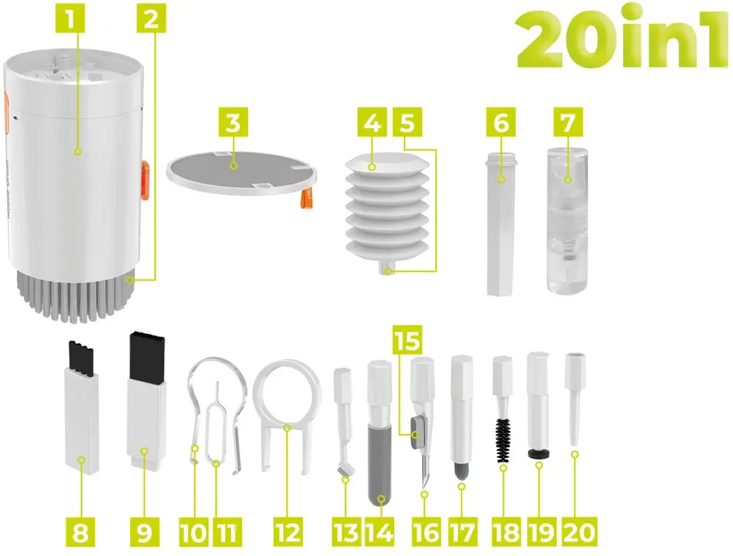 Mobile Origin 20-in-1 multifunctionele Reiniging Set afbeelding 13