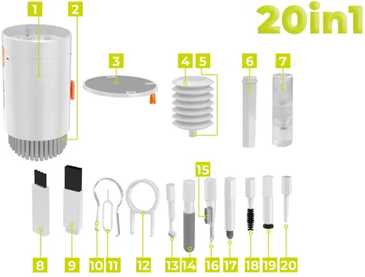 Mobile Origin 20-in-1 multifunctionele Reiniging Set afbeelding 13