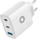 Mobile Origin GaN Oplader 40W 1x USB-A / 2x USB-C Power Delivery Wit afbeelding 3
