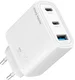 Mobile Origin GaN Oplader 40W 1x USB-A / 2x USB-C Power Delivery Wit afbeelding 2