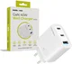 Mobile Origin GaN Oplader 40W 1x USB-A / 2x USB-C Power Delivery Wit afbeelding 1