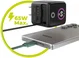 Mobile Origin GaN Oplader 65W met Display USB-C & USB-A + ingebouwde USB-C Kabel afbeelding 8