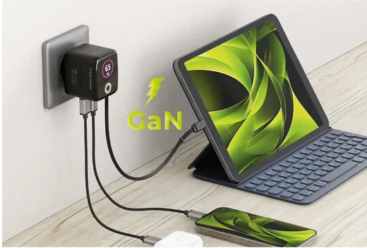 Mobile Origin GaN Oplader 65W met Display USB-C & USB-A + ingebouwde USB-C Kabel afbeelding 9