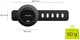 Mobile Origin Mag EasyMount O2 MagSafe Telefoon Houder Siliconen Zwart afbeelding 3