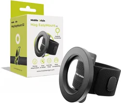 Mobile Origin Mag EasyMount O2 MagSafe Telefoon Houder Siliconen Zwart afbeelding