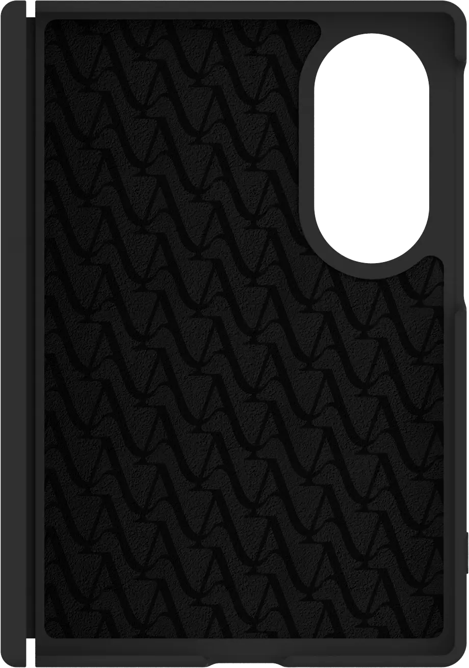 AVY Samsung Galaxy Z Fold 8 Hoesje Liquid Silicone met MagSafe Zwart afbeelding 14