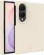 AVY Samsung Galaxy Z Fold 8 Hoesje Liquid Silicone met MagSafe Beige