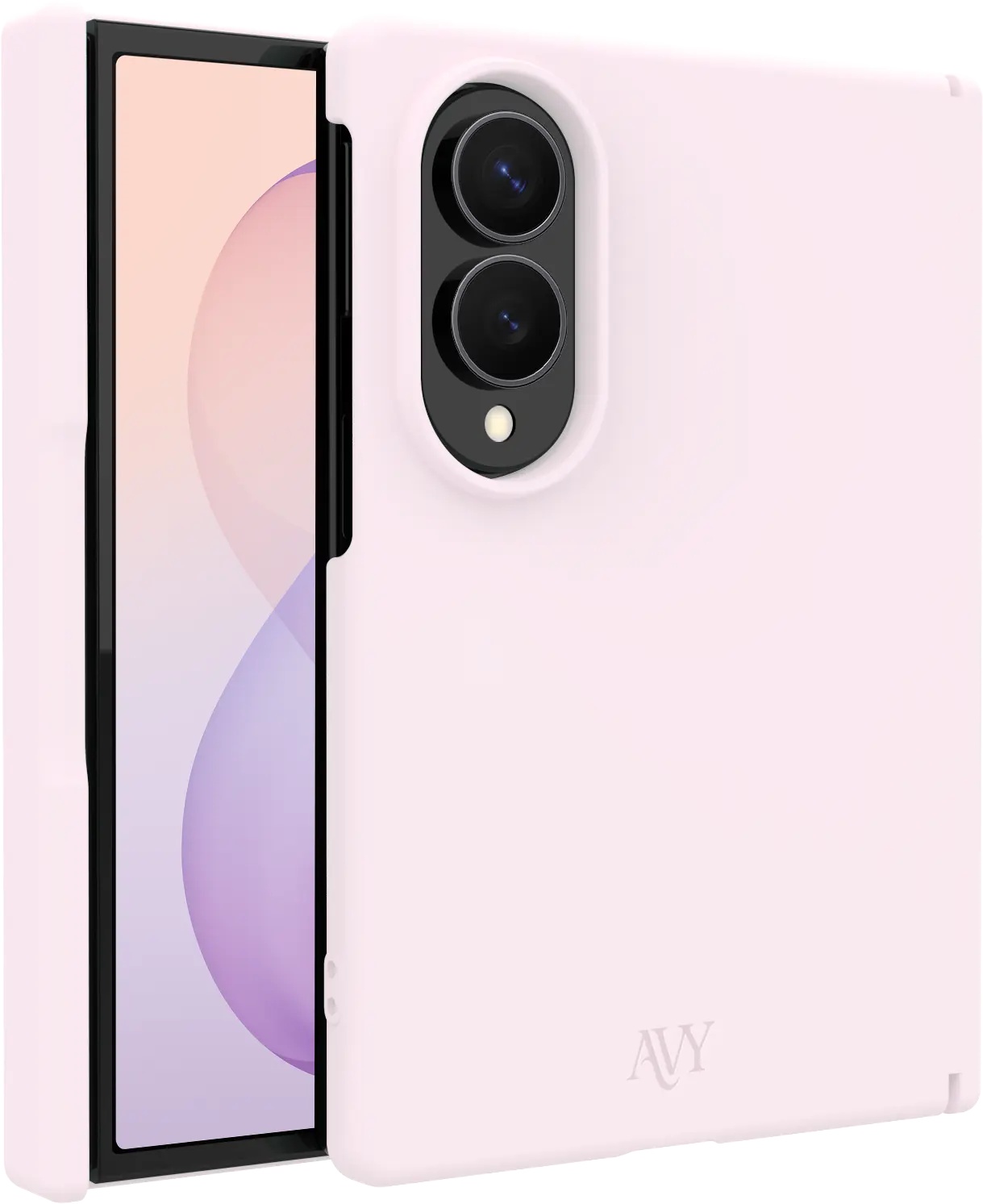 AVY Samsung Galaxy Z Fold 8 Hoesje Liquid Silicone met MagSafe Roze afbeelding 1