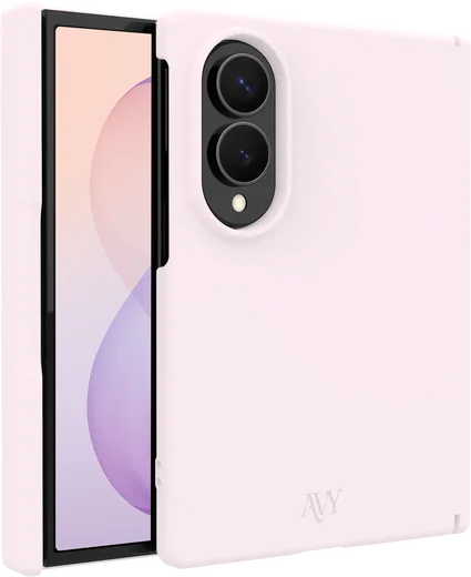 AVY Samsung Galaxy Z Fold 8 Hoesje Liquid Silicone met MagSafe Roze afbeelding 1