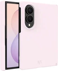 AVY Samsung Galaxy Z Fold 8 Hoesje Liquid Silicone met MagSafe Roze afbeelding