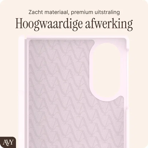 AVY Samsung Galaxy Z Fold 8 Hoesje Liquid Silicone met MagSafe Roze afbeelding 9